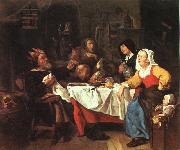 Gabriel Metsu The Bean Feast France oil painting reproduction